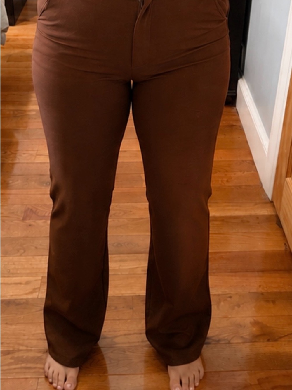 Fashion Nova Brown Bootcut Stretch Pants